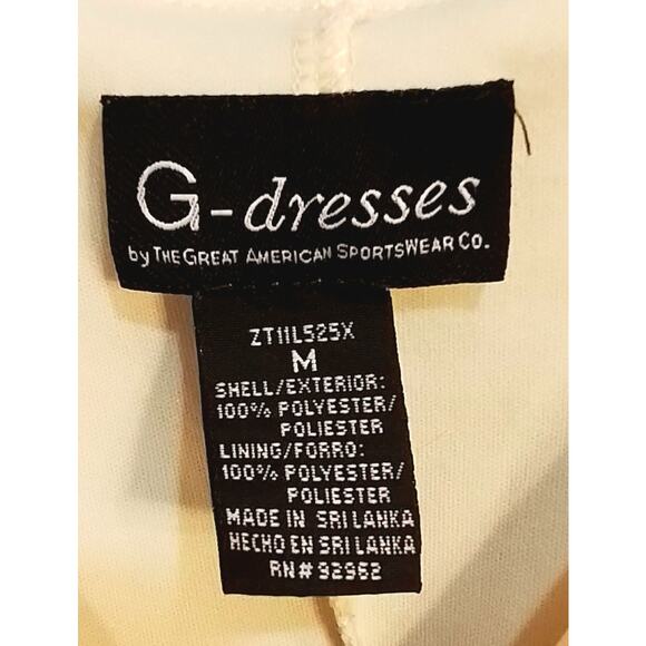 G-Dresses; Yellow with orange floral pattern - Picture 6 of 6